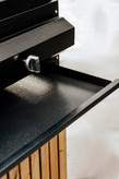 باربیکیو گازی زغالی کابینت دار کاوان ۹۰ سانتی متر سری لاینو مدل L-K90C